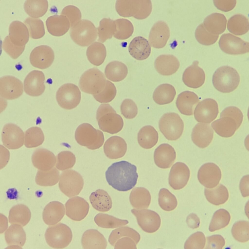 Cabot rings; RBC inclusions