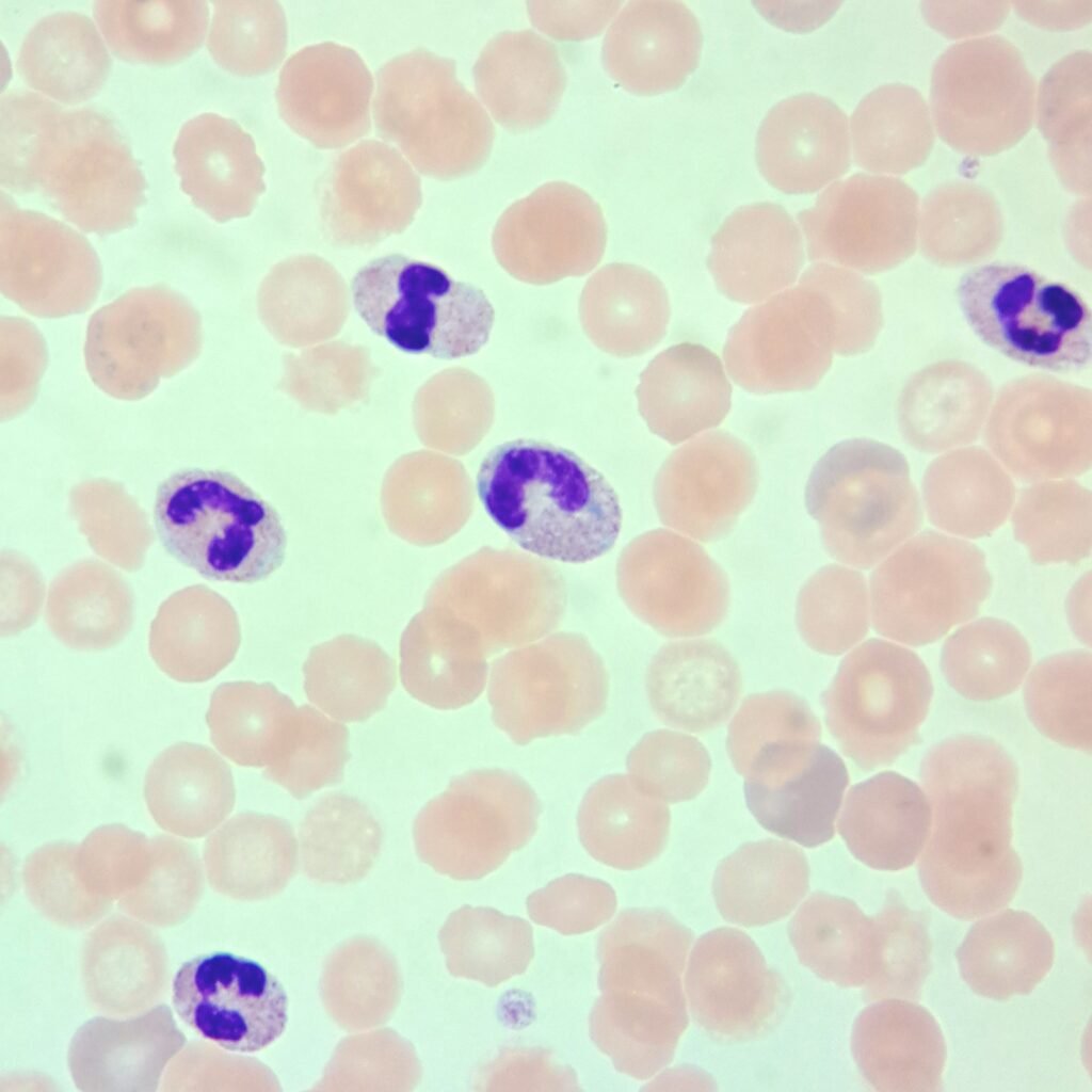 Dohle Bodies in Neutrophil