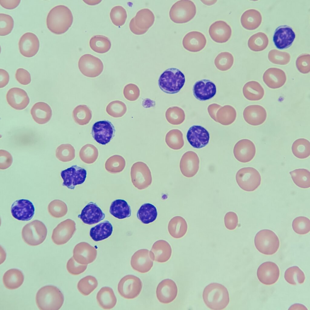 cleaved lymphocytes (butt cells)